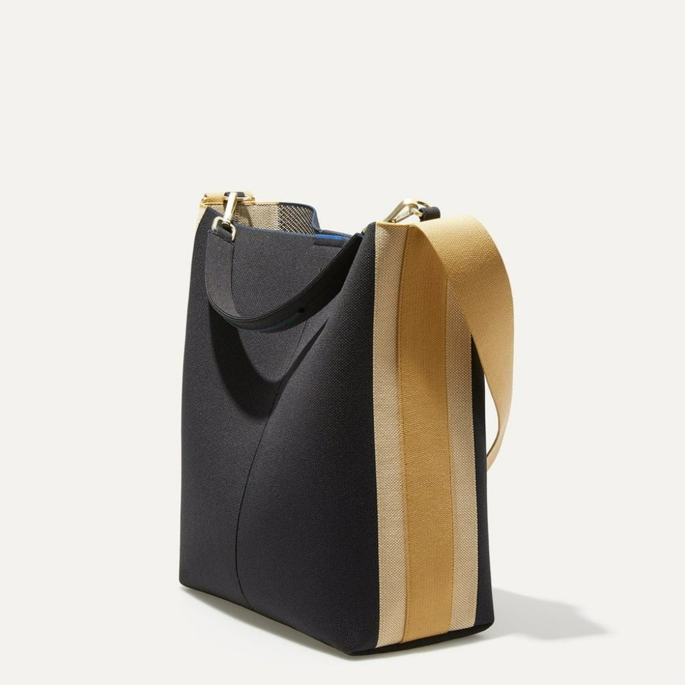 Rothy's Bucket Bag, Ink and Ivory